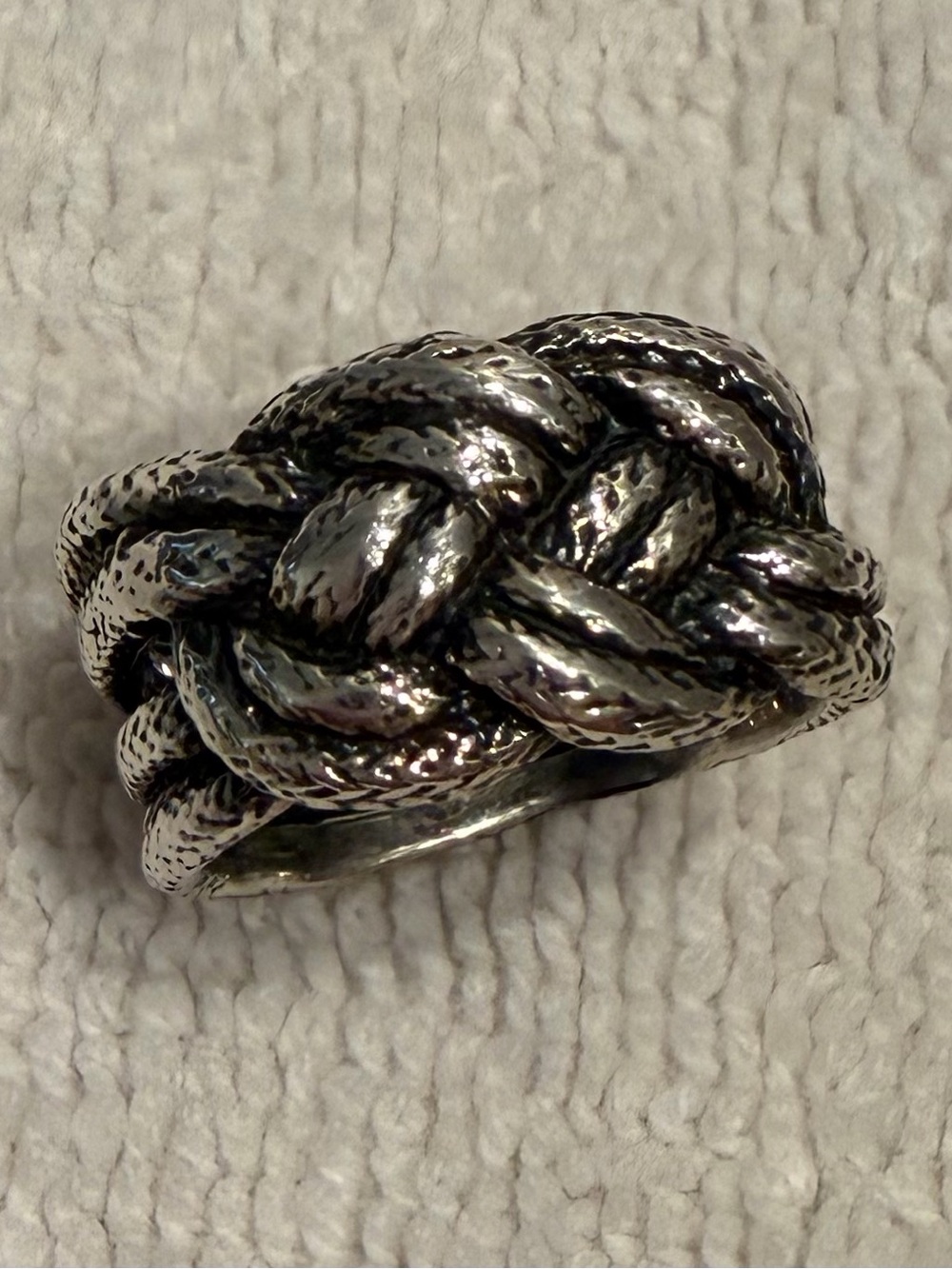 Mignon Faget Silver Knot Ring